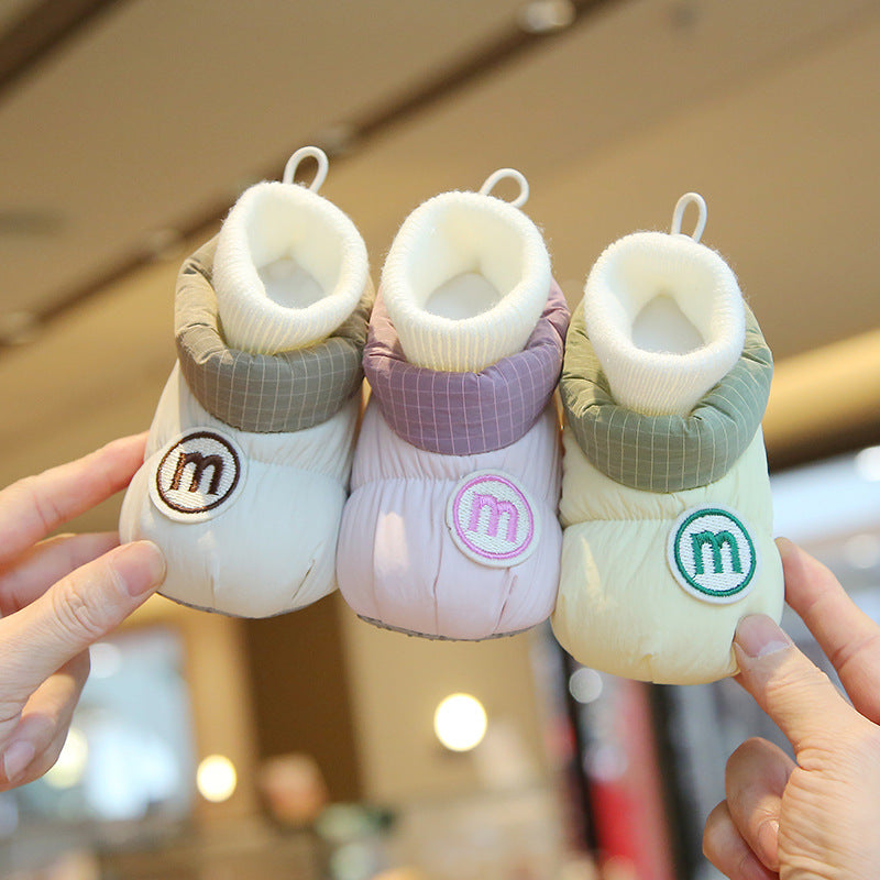 Baby Baumwollschuhe mit weicher Sohle