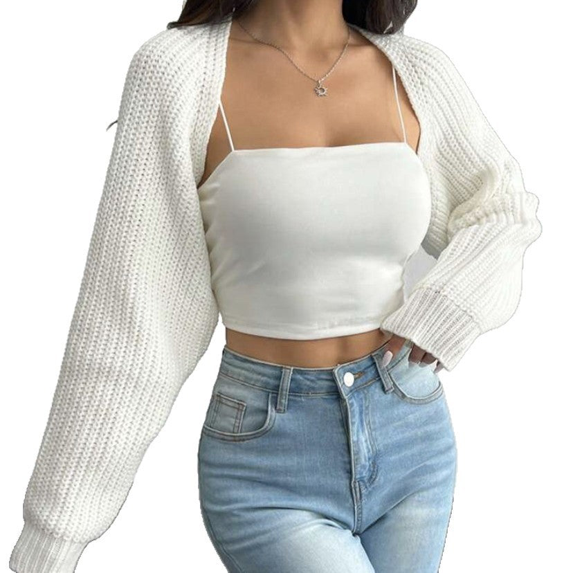 Gerippter Cardigan mit Schalkragen