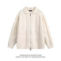 V-Neck Strickpullover im Retro-Stil