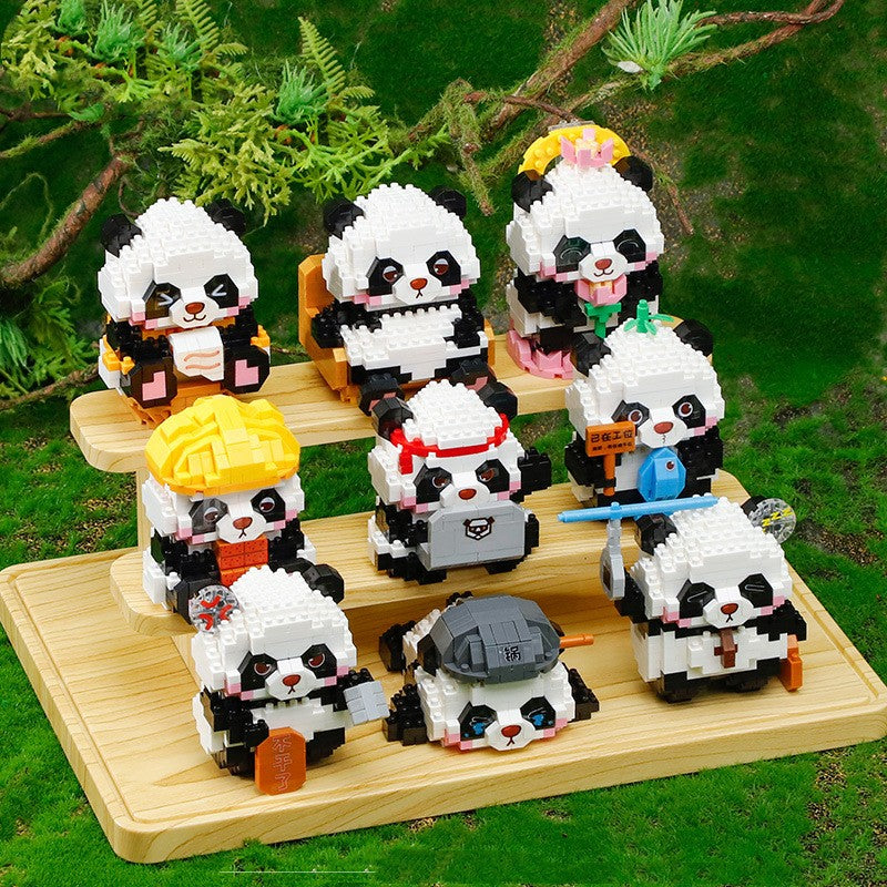 Panda Doll Bausteine-Set (9 Modelle) – Bild 2 | LuxeStyle