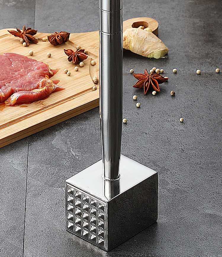 Fleischklopfer aus Edelstahl – Bild 7 | LuxeStyle