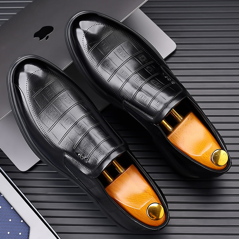 Business-Schuhe aus Echtleder mit spitzer Zehenkappe – Bild 3 | LuxeStyle