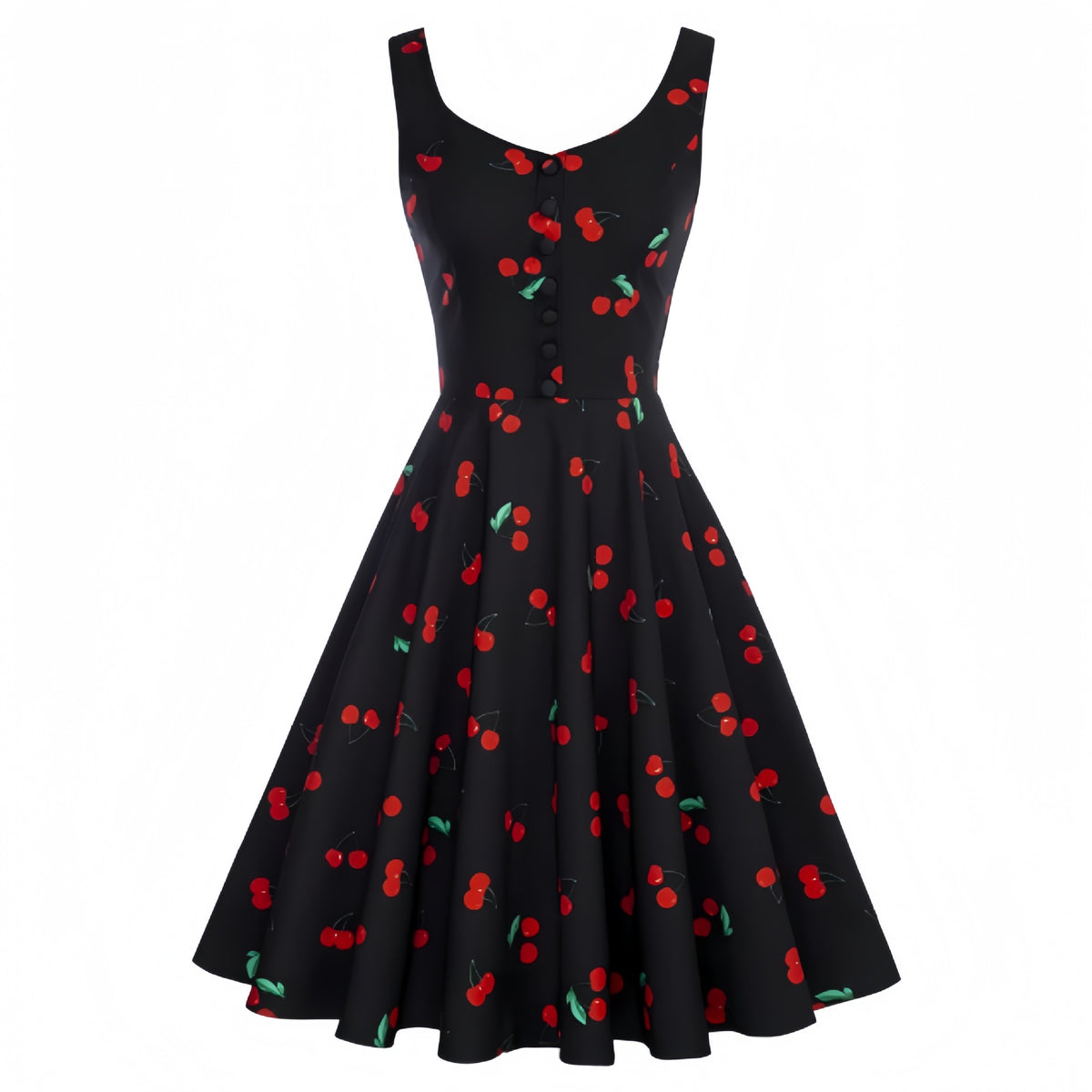 Retro Cocktail Ballkleid ohne Ärmel – Bild 5 | LuxeStyle