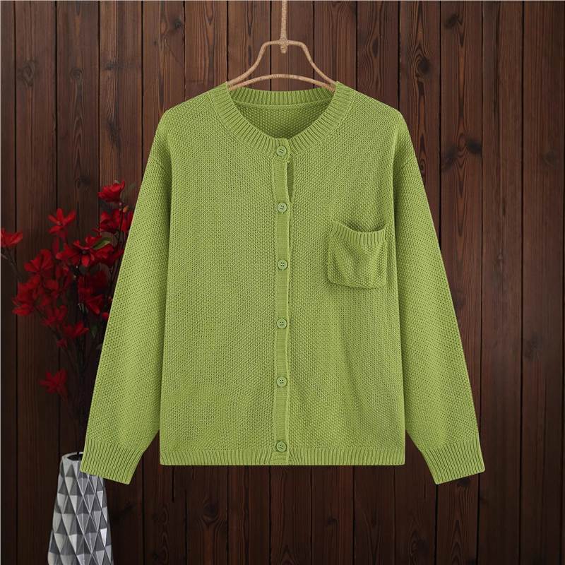 Vintage Strick-Cardigan für Damen – Ansicht 3