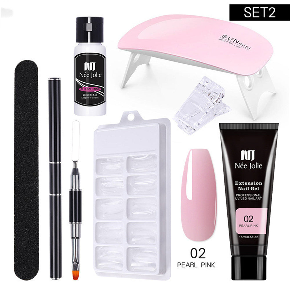 Nagelverlängerungs-Set mit Lichthärtungsgerät – Ansicht 3
