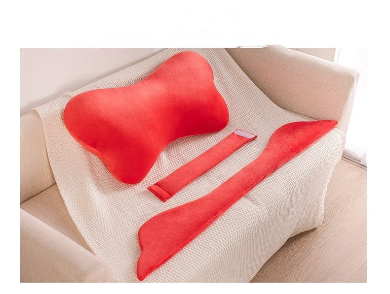 Kissen mit roter oder dunkelgrüner Schleife – Bild 4 | LuxeStyle