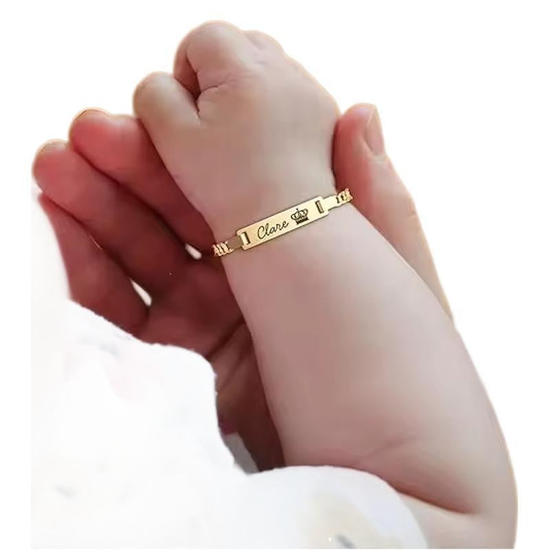 Edelstahl-Armband mit Geburtsstein für Kinder – Bild 5 | LuxeStyle