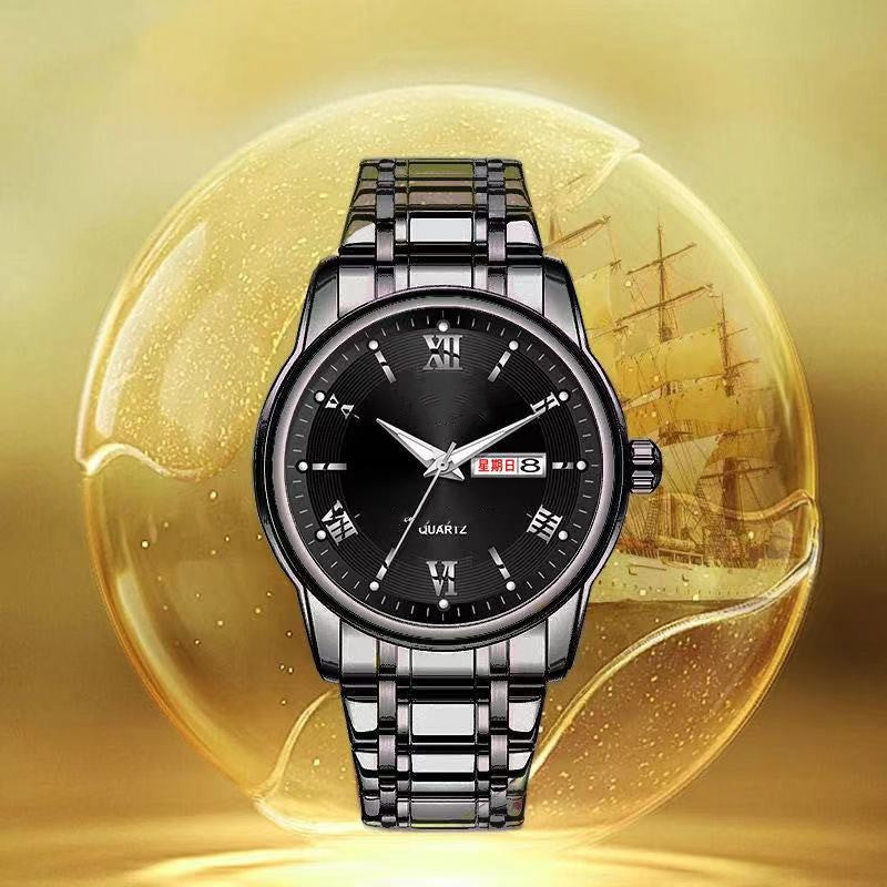 Herrenuhr, wasserdicht, quarz, leuchtend – Bild 12 | LuxeStyle