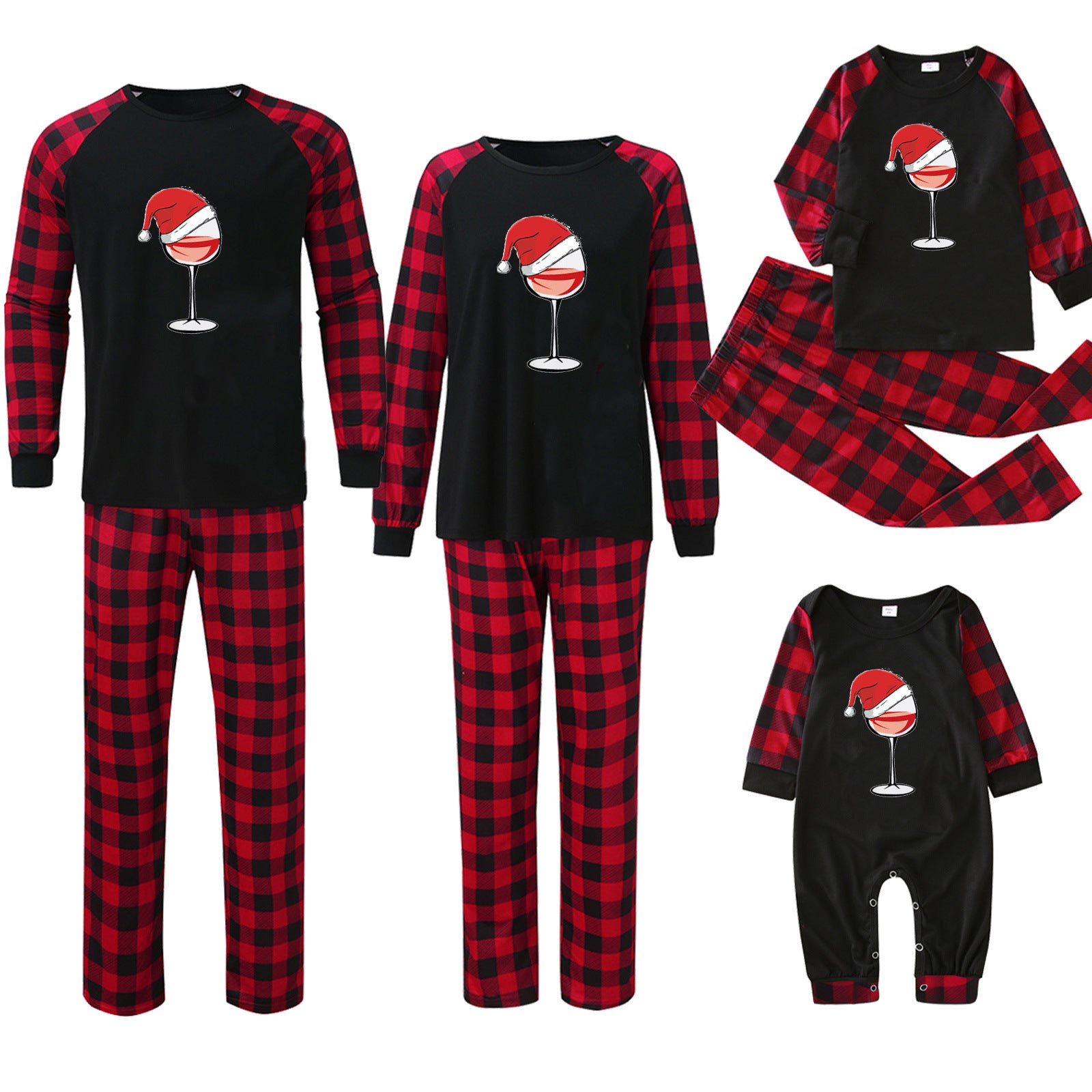 Weihnachts Pyjama-Set für die ganze Familie