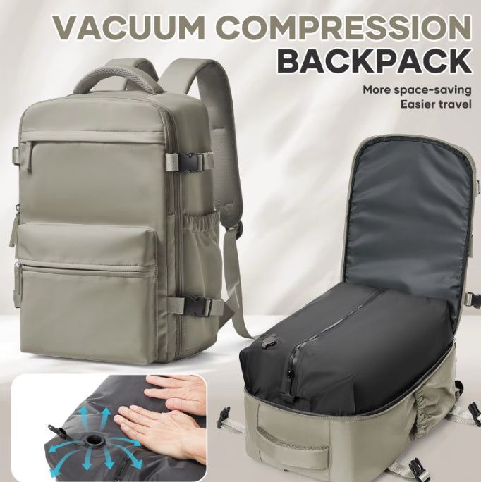 Robuster Rucksack mit Vakuumpumpe und Reissverschluss – Bild 8 | LuxeStyle