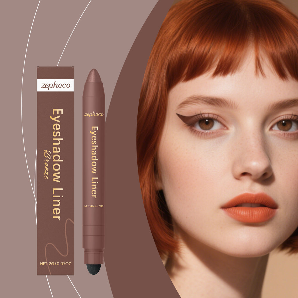 2-in-1 Eyelinerstift Bronze