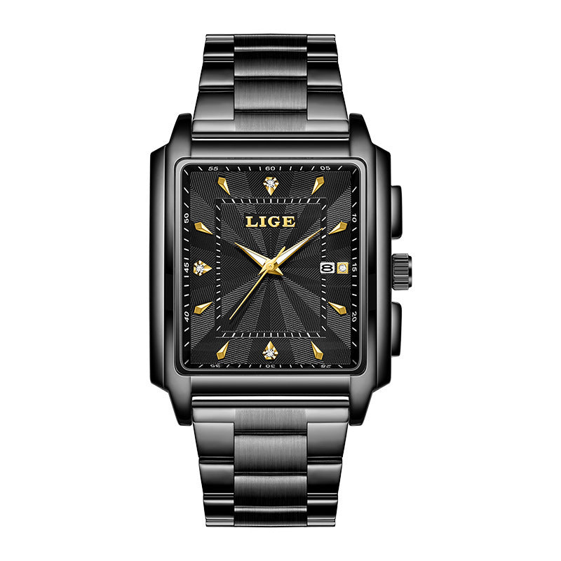 Herren Armbanduhr Quadratisch