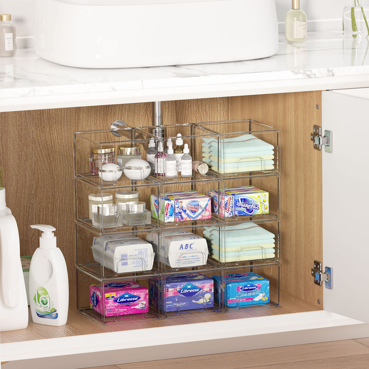 Stapelbare Kosmetik-Aufbewahrungsbox – Bild 5 | LuxeStyle
