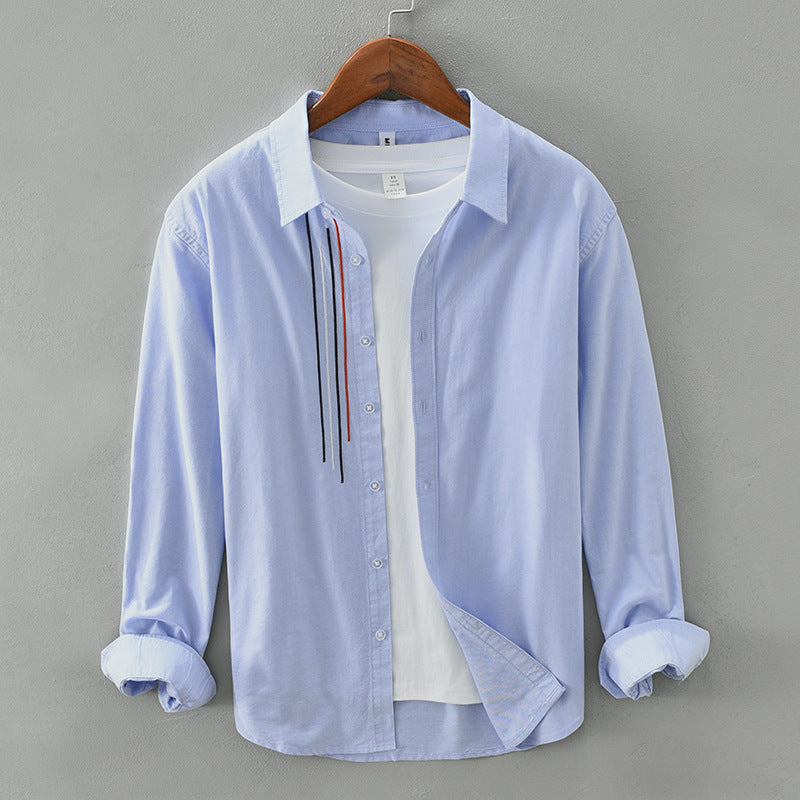 Baumwoll Langarm Hemdjacke