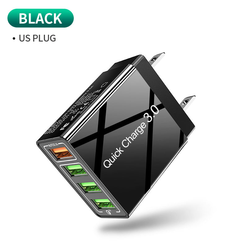 4-Port USB QC3.0 Schnellladegerät