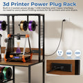 Doppelter 3D-Drucker-Ständer mit Filament-Lagerung