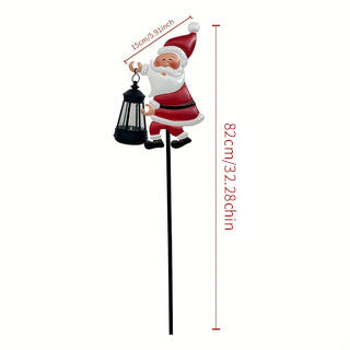 Weihnachtsdeko: Solar-Santa-Lampe | LuxeStyle