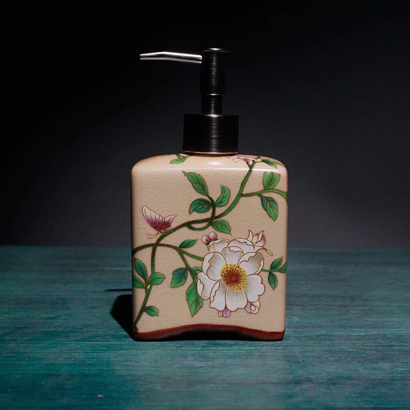 Keramik-Lotion-Spender im China-Stil