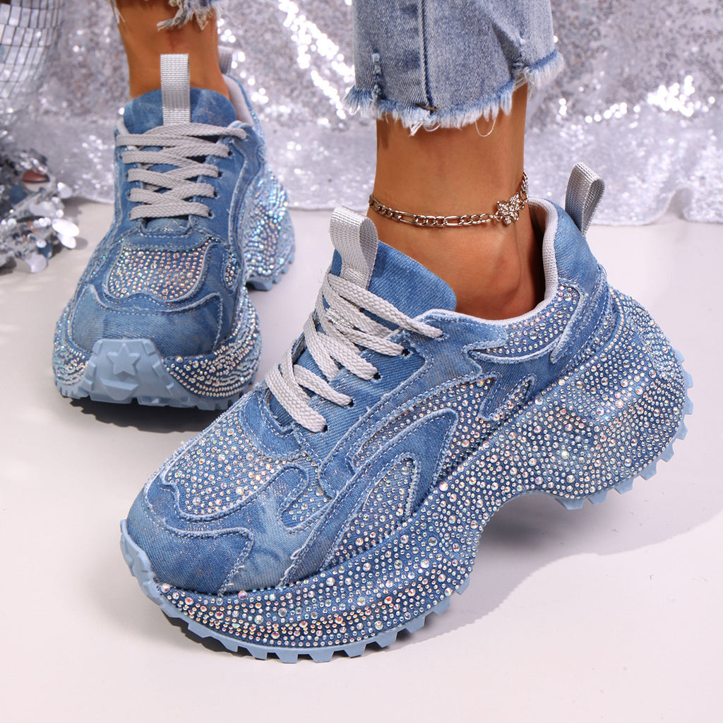 Damen Sneaker mit dicker Sohle