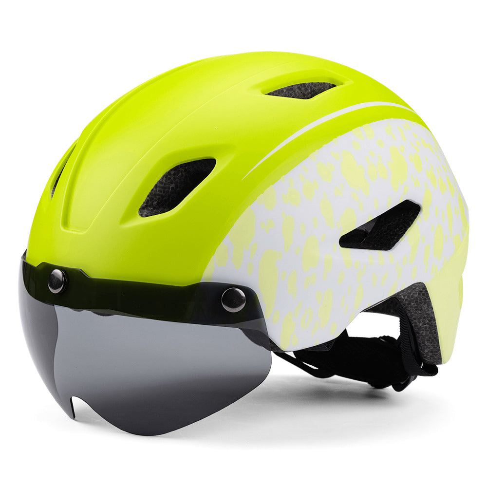 Kinder Velohelm mit Magnetbrille