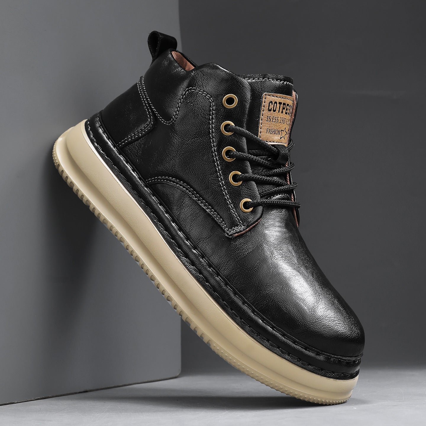 Retro-Halbschuhe Herren
