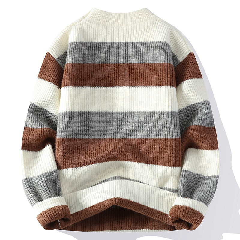 Herren Rollkragenpullover aus Baumwollmischung