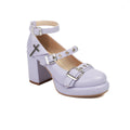 Chunky-Heel Schuhe mit Metallschnallen – Bild 1 | LuxeStyle
