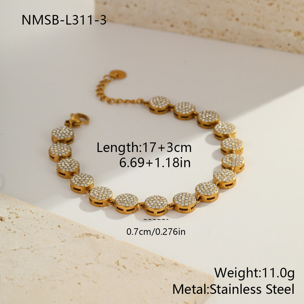 Herz-Zirkon Armband aus farbbeständigem Edelstahl – Bild 14 | LuxeStyle