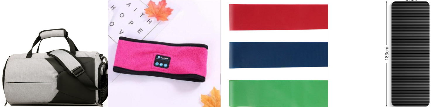 Bluetooth-Stirnband für Fitness & Yoga