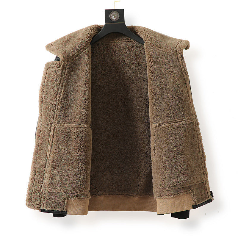 Fleece-gefütterte Herrenjacke