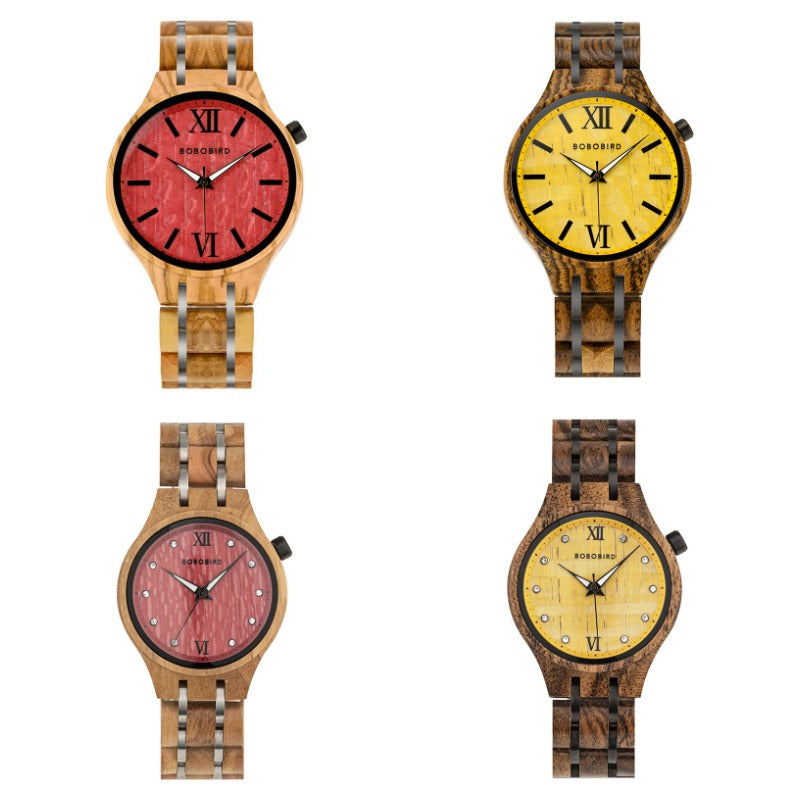 Holz-Armbanduhr für Jugend & Business