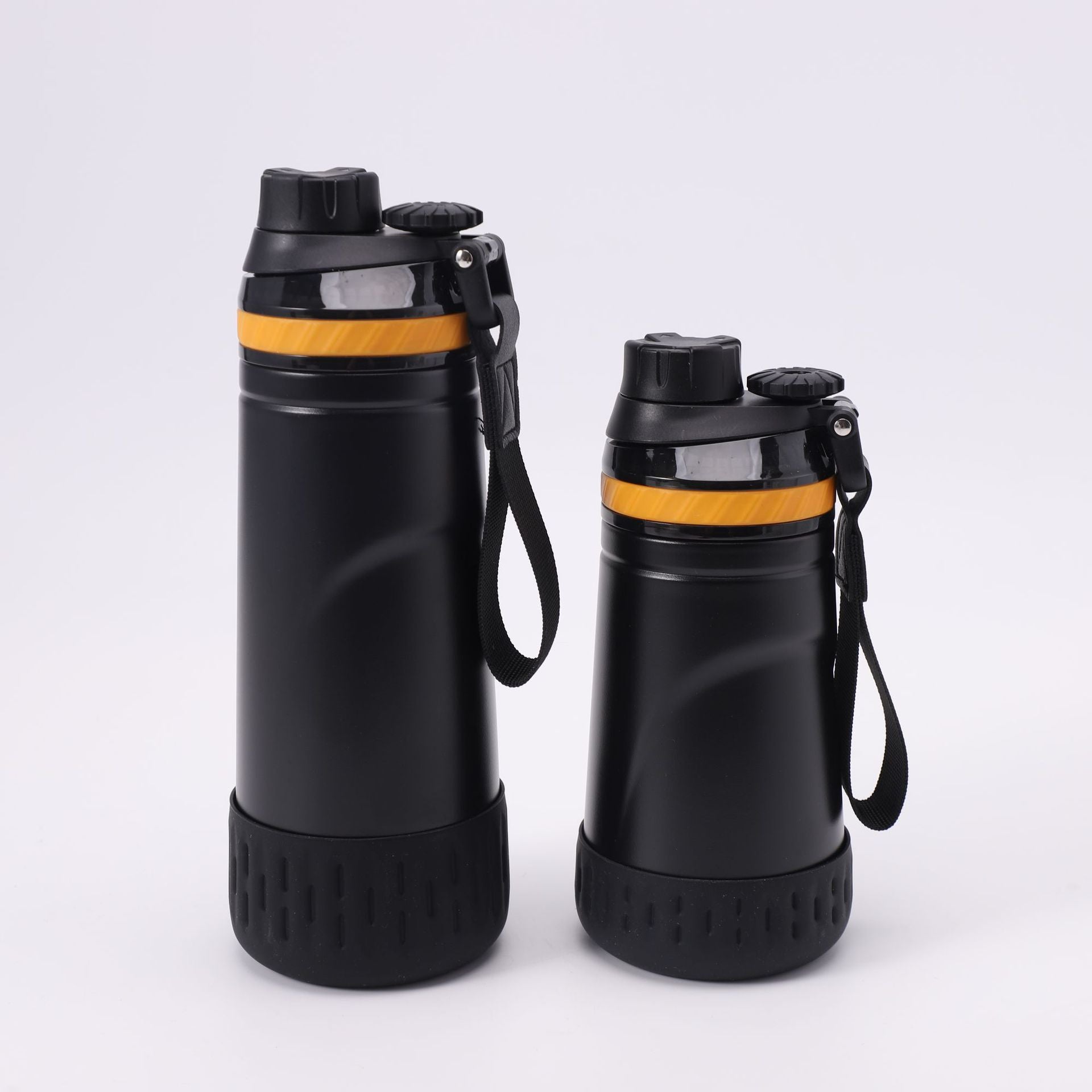 Isolierflasche mit Trinkhalm für Sport & Alltag