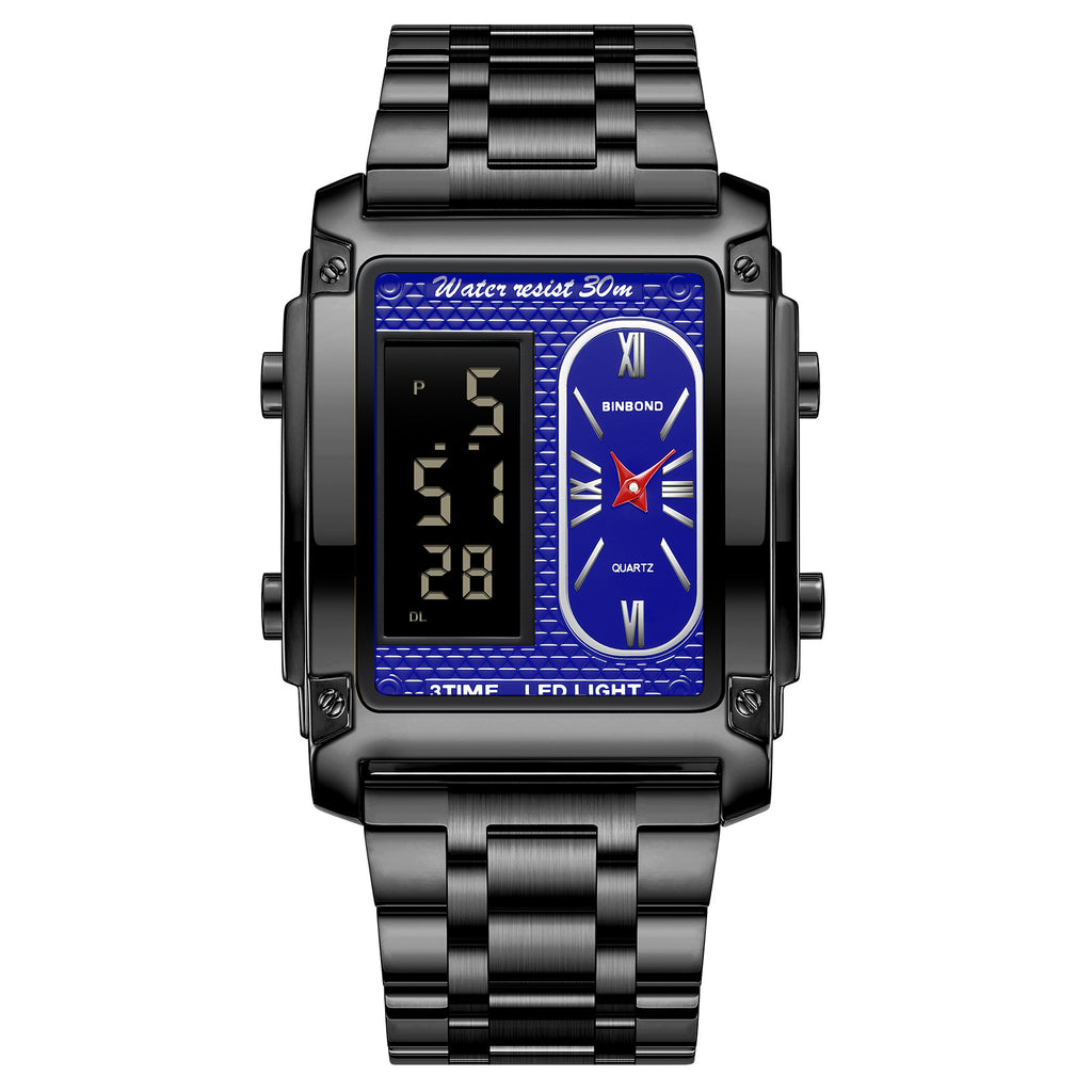 Männliche Edelstahl-Armbanduhr