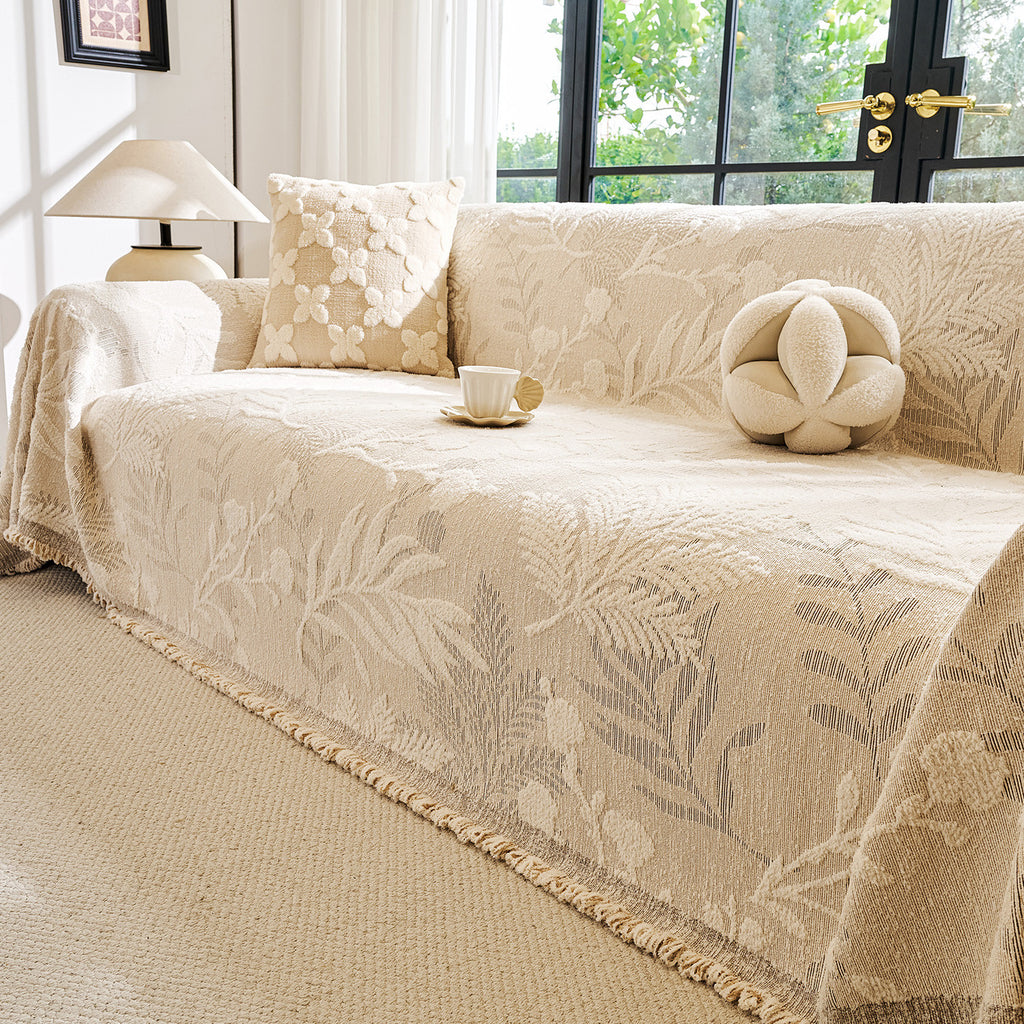 Sofabedeckung Pflanzenmuster, 180x260cm – Bild 3 | LuxeStyle