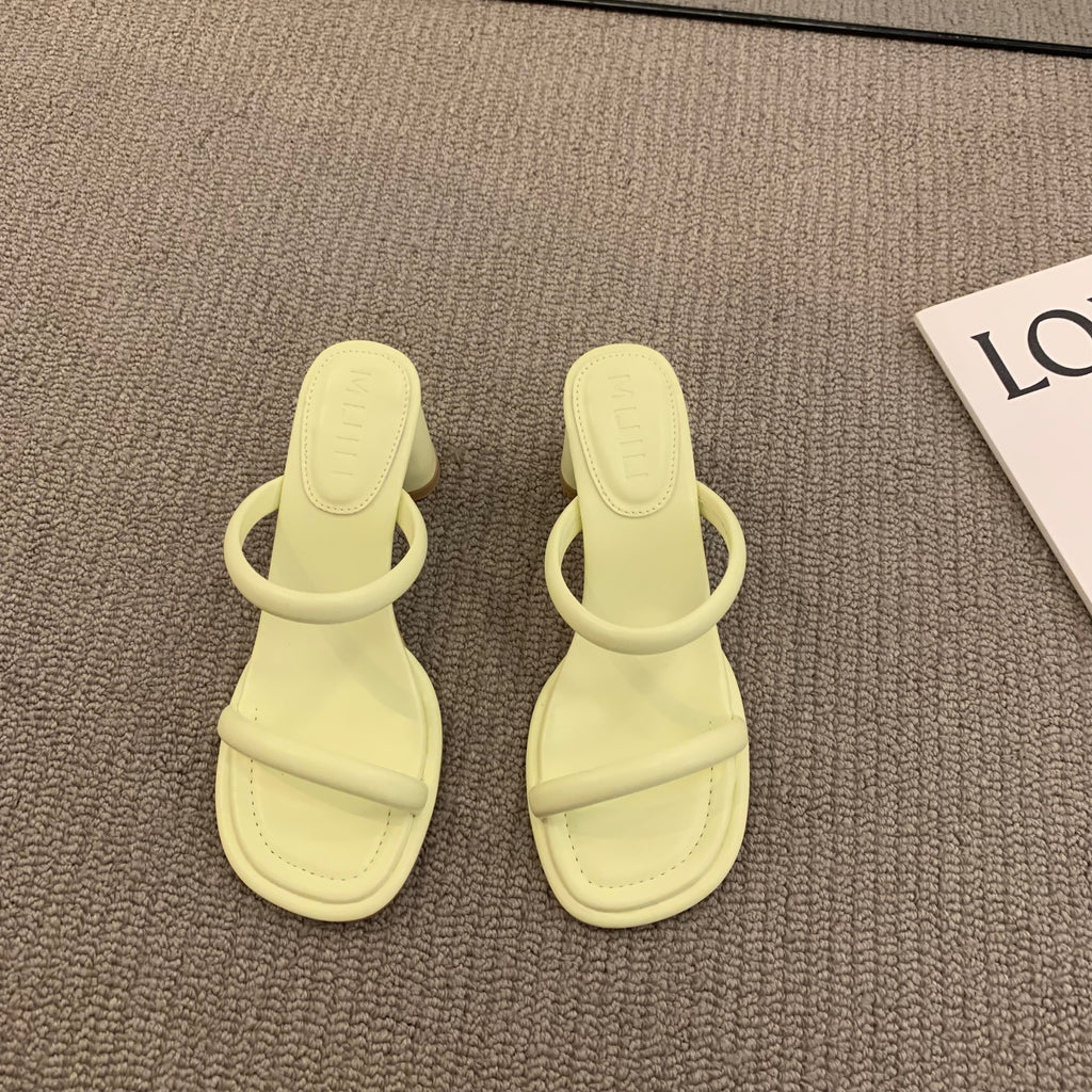 Koreanische Sandalen mit Blockabsatz – Bild 5 | LuxeStyle