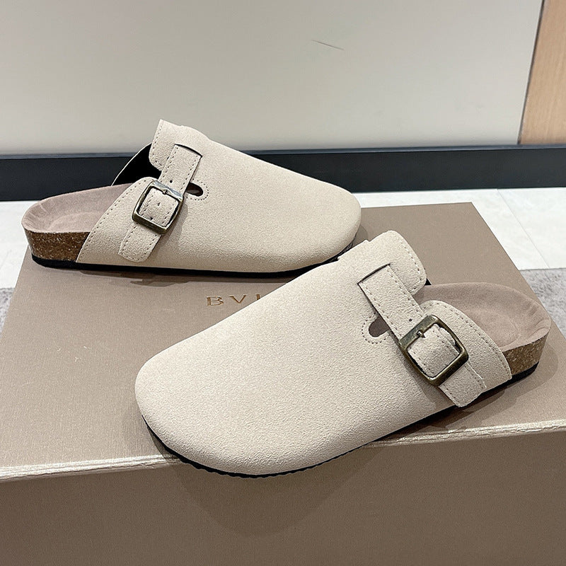 Roman Casual Half-Slipper Loafers