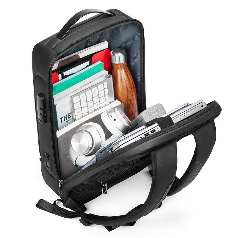 Wasserfester Rucksack für Studenten und Business – Bild 10 | LuxeStyle