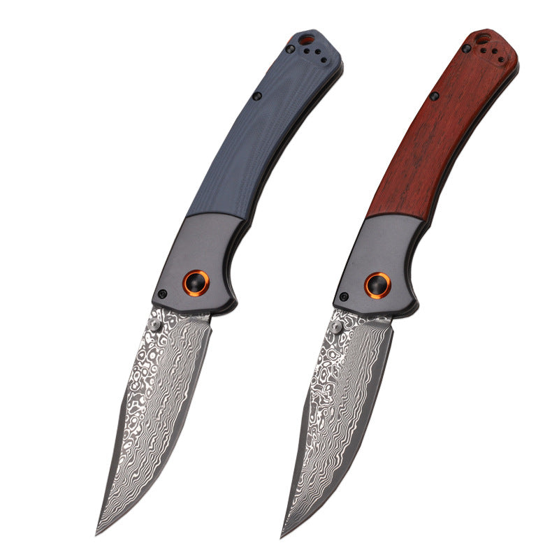 Fuda Taschenmesser aus Damaststahl – Ansicht 6
