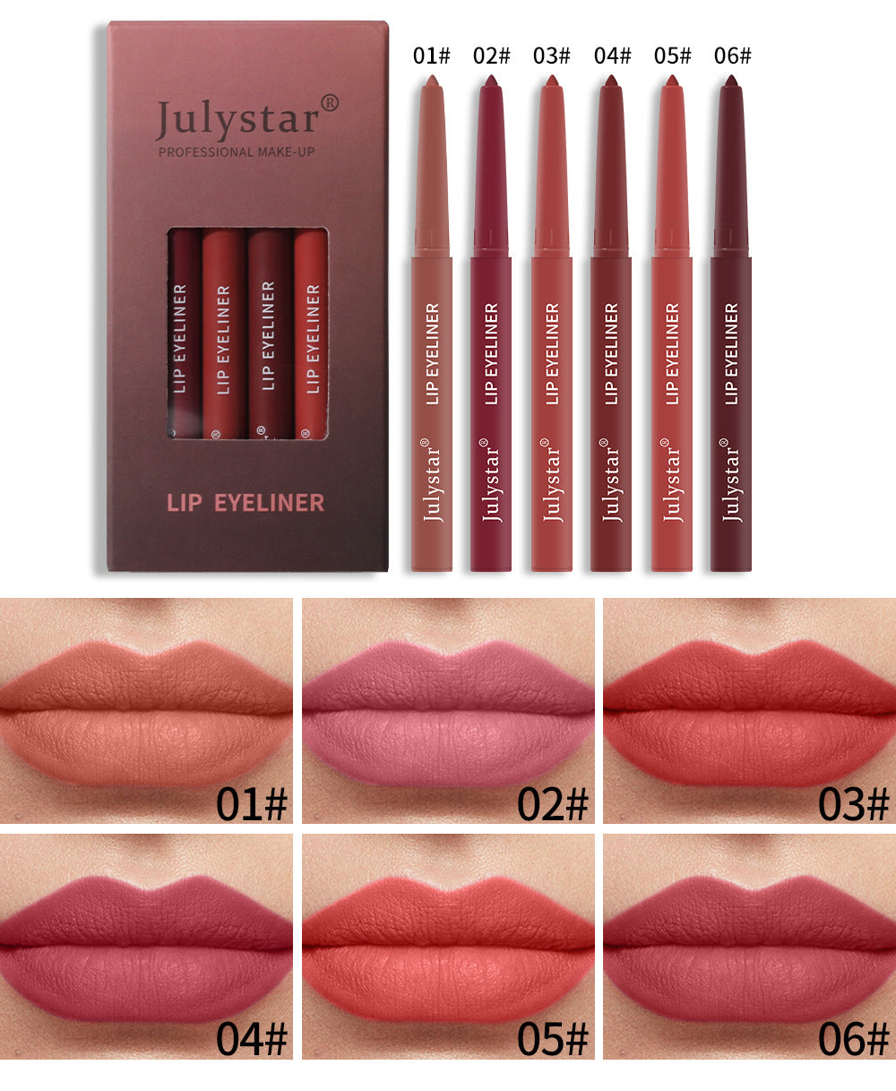 Wasserfester Lippenstift & Lipliner-Set
