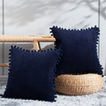Gestreifter Flanell-Kissenbezug | LuxeStyle
