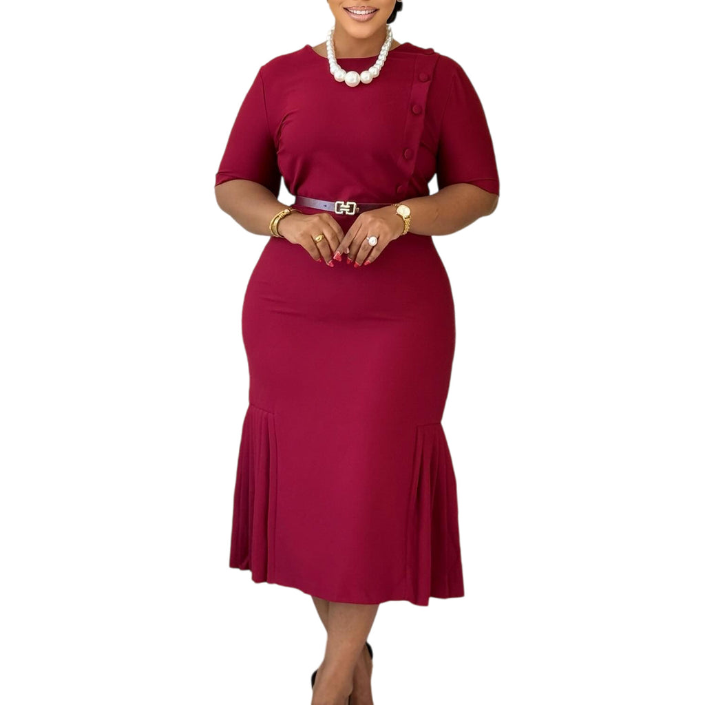 Elegantes Slim-Fit Midikleid für den Alltag