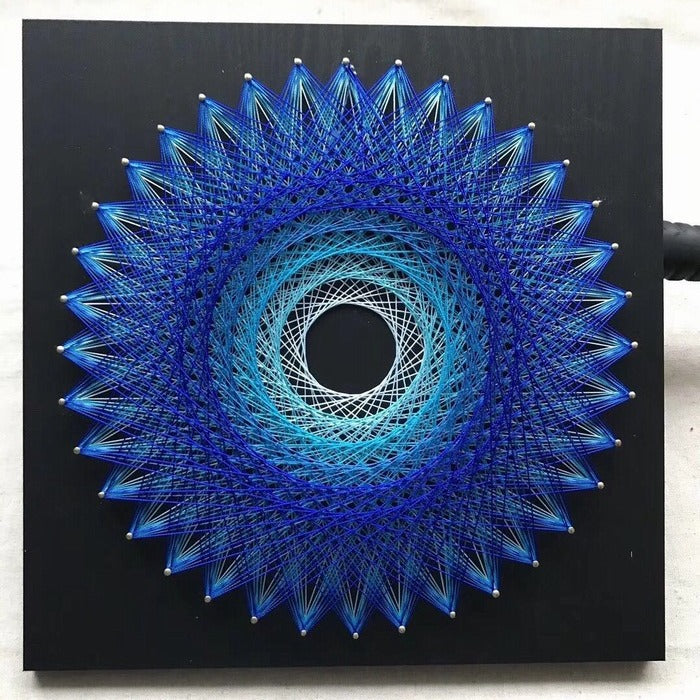 DIY-Fadenbild «Vogelnest»