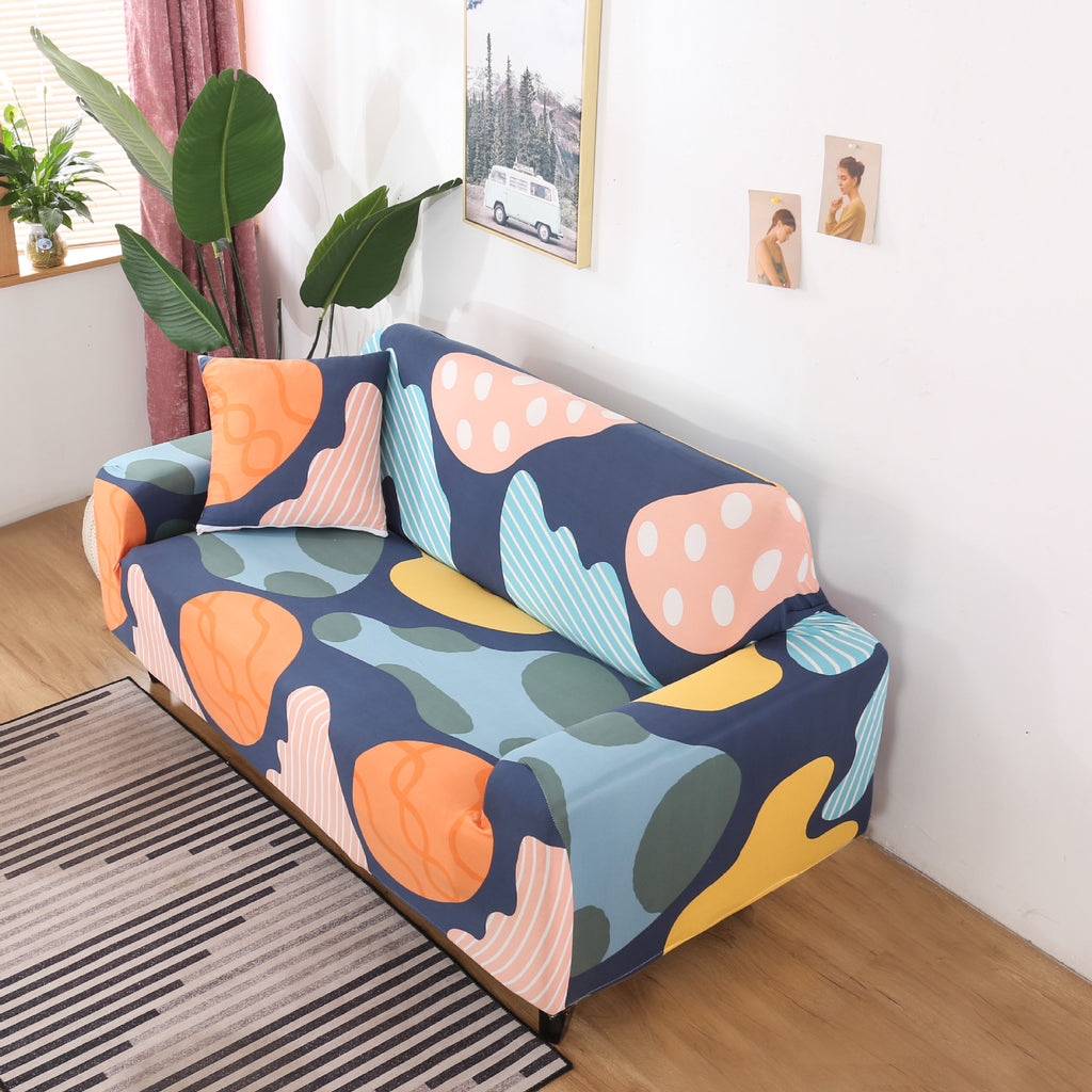 Gedruckter Multifunktioneller Strick Dehnbarer Sofa-Bett-Bezug