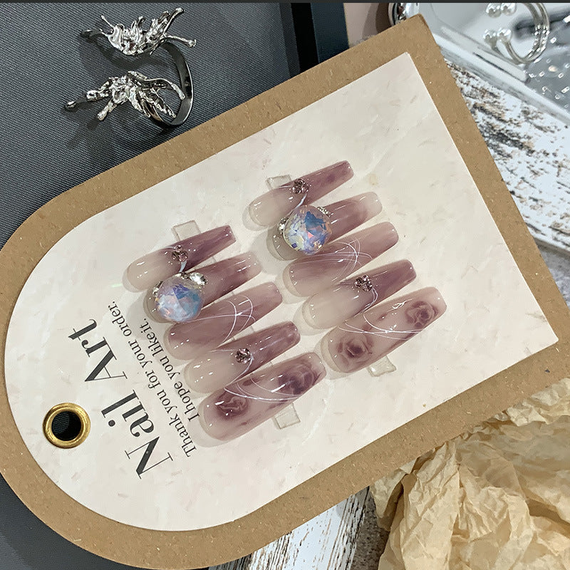 Handgemachte Klebenägel «Trauben-Reis» – Bild 6 | LuxeStyle