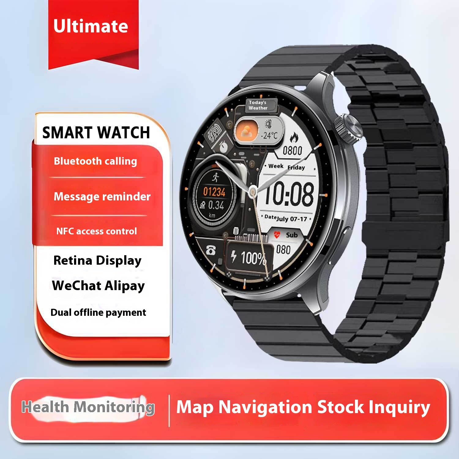 Multifunktions-Smartwatch für Kinder