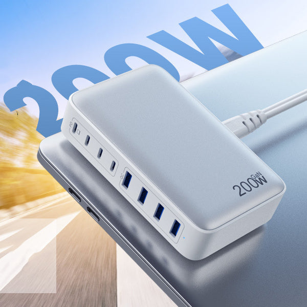 200W GaN Ladegerät für Mobilgeräte & Laptops