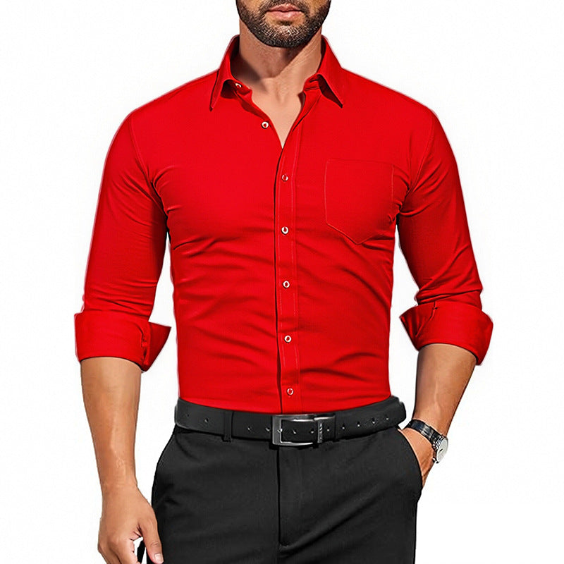 Atmungsaktives Langarmhemd für Herren – Bild 9 | LuxeStyle