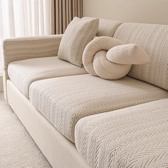 Minimalistischer Fleece-Sofabezug für alle Jahreszeiten – Ansicht 7