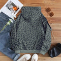 Damen Hoodie mit Leopardenmuster