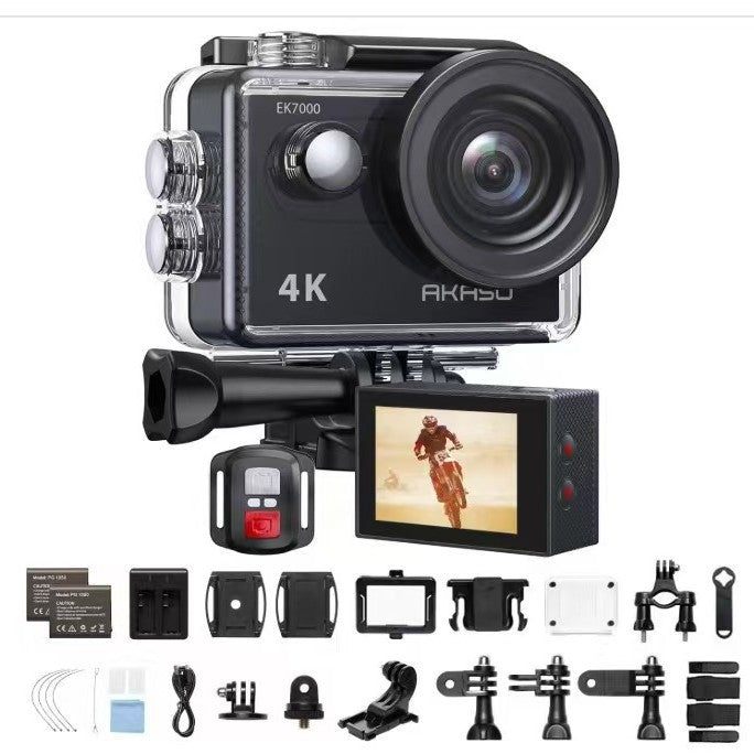Wasserdichte 4K-Action-Kamera für Outdoor-Abenteuer